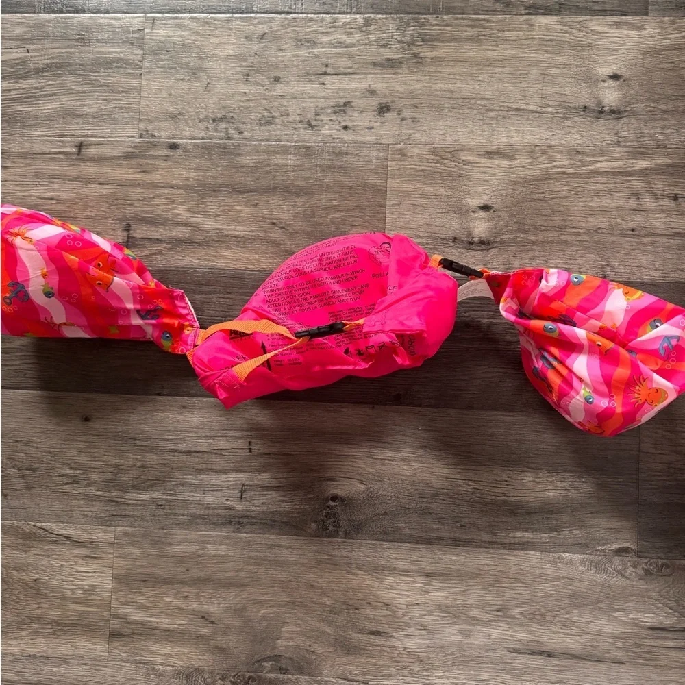 Vibrant Pink Kids Swim Floaties